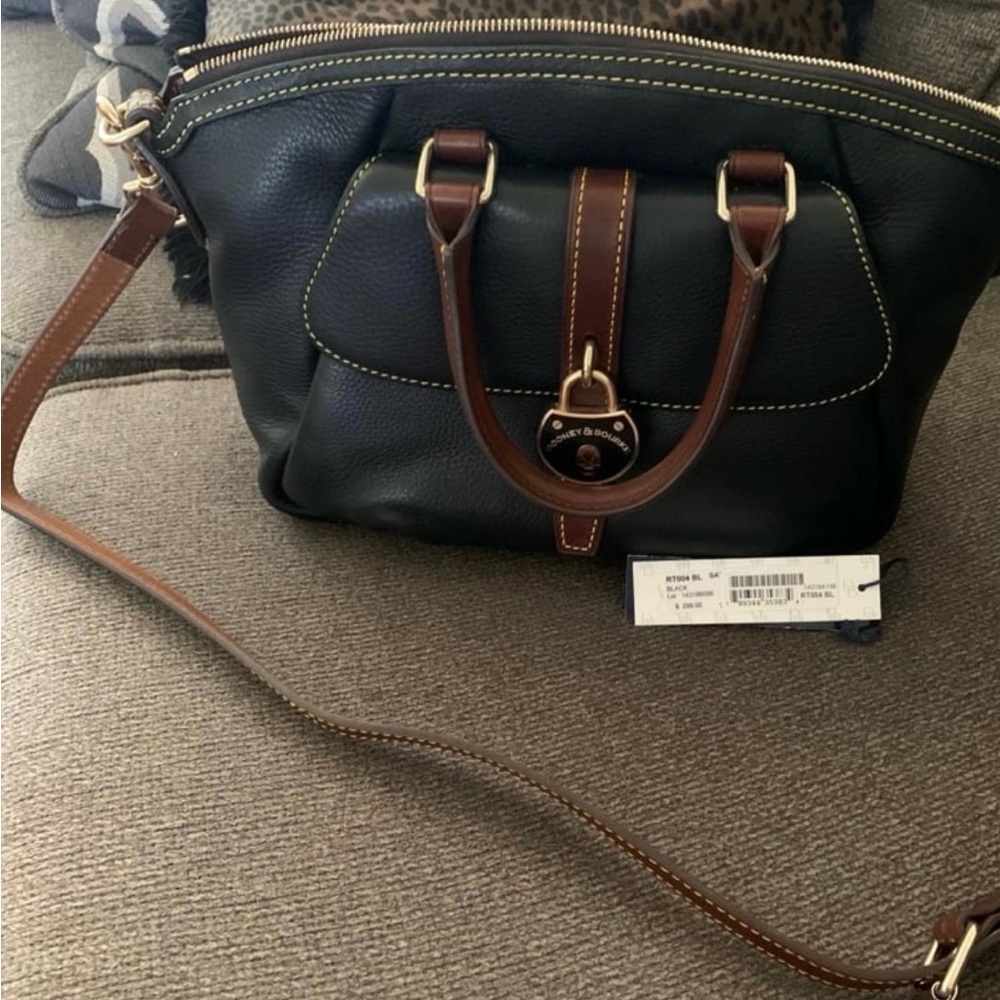 Chic Black and Brown Women's Satchel